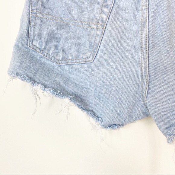 VINTAGE TOMMY HILFIGER Cutoff Light Wash Shorts 26 Hot Pants Shortie - Picture 5 of 10